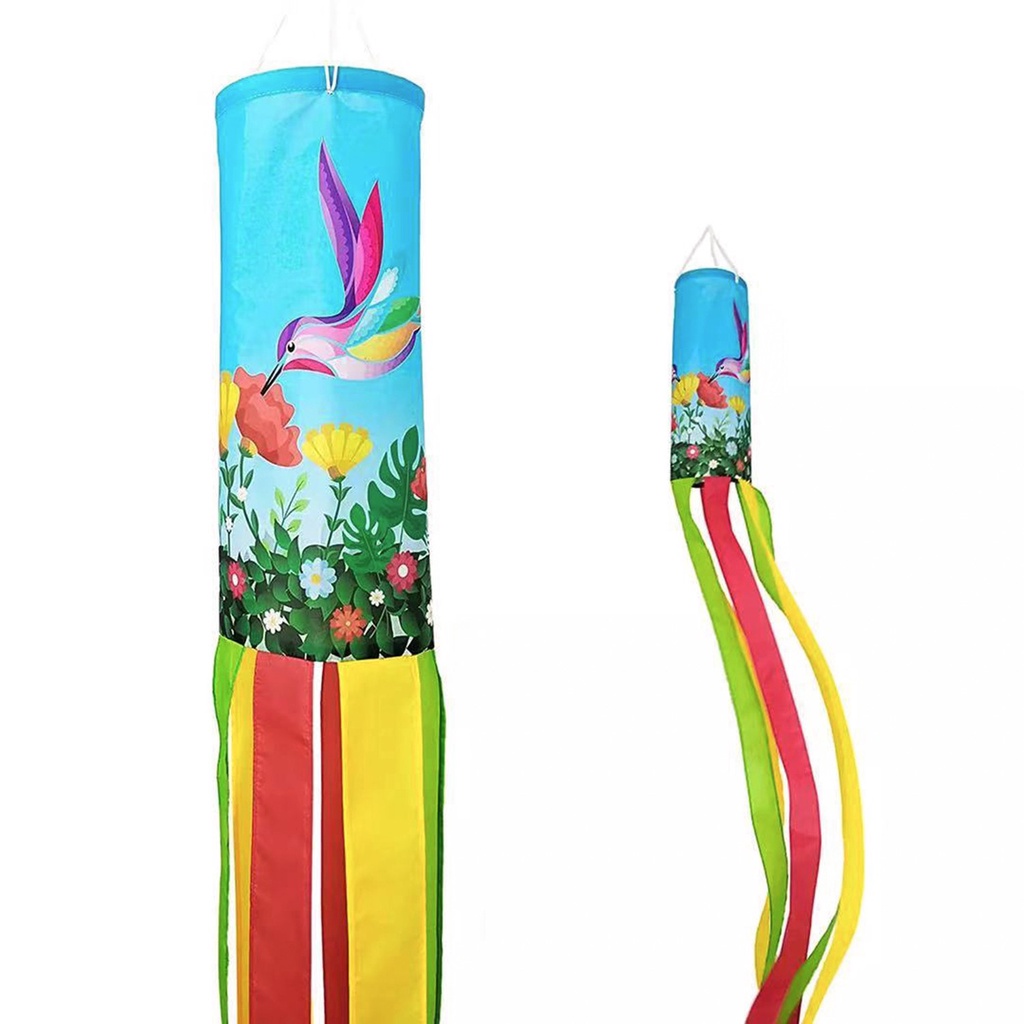 BEAUTY Creative Windsock Durable Weather Bag Wind Socks Garden Decor Hanging Outdoor Spring Summer Hummingbird