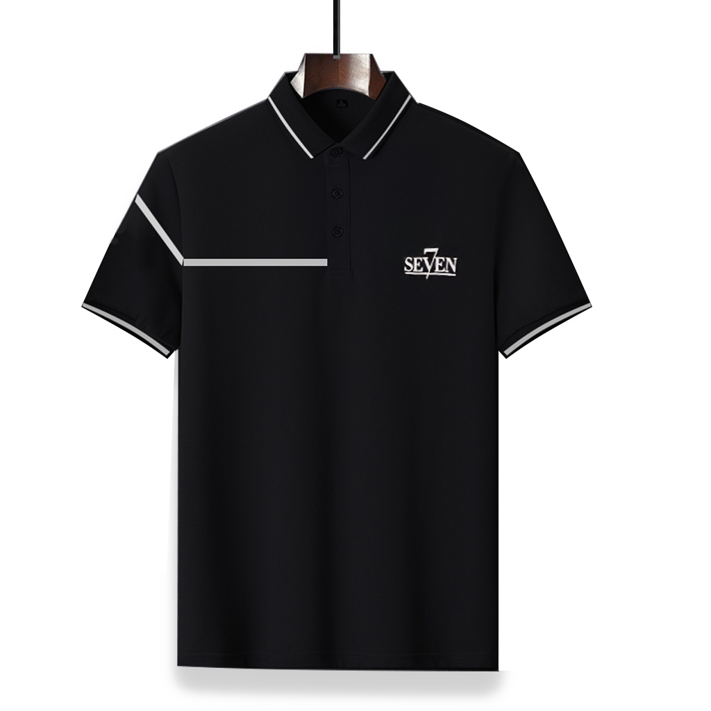 Áo Polo Nam đẹp FEEL GOOD basic - Áo thun nam có cổ trụ bẻ phối họa tiết, vải cá sấu cotton cao cấp chính hãng giá rẻ