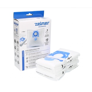 Túi đựng bụi dạng sợi Zelmer ZVCA100B cho máy hút bụi, hộp 4 túi + 1 miếng lọc