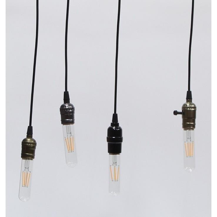 Bộ 10 dây đèn thả Vintage bóng đèn Led Edison T125 4W