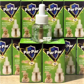 COMBO 10 lọ tinh dầu đuổi muỗi PARPAR em bé vỏ màu xanh 30 ĐÊM dùng cho các máy và đèn đuỗi muỗi xông tinh dầu