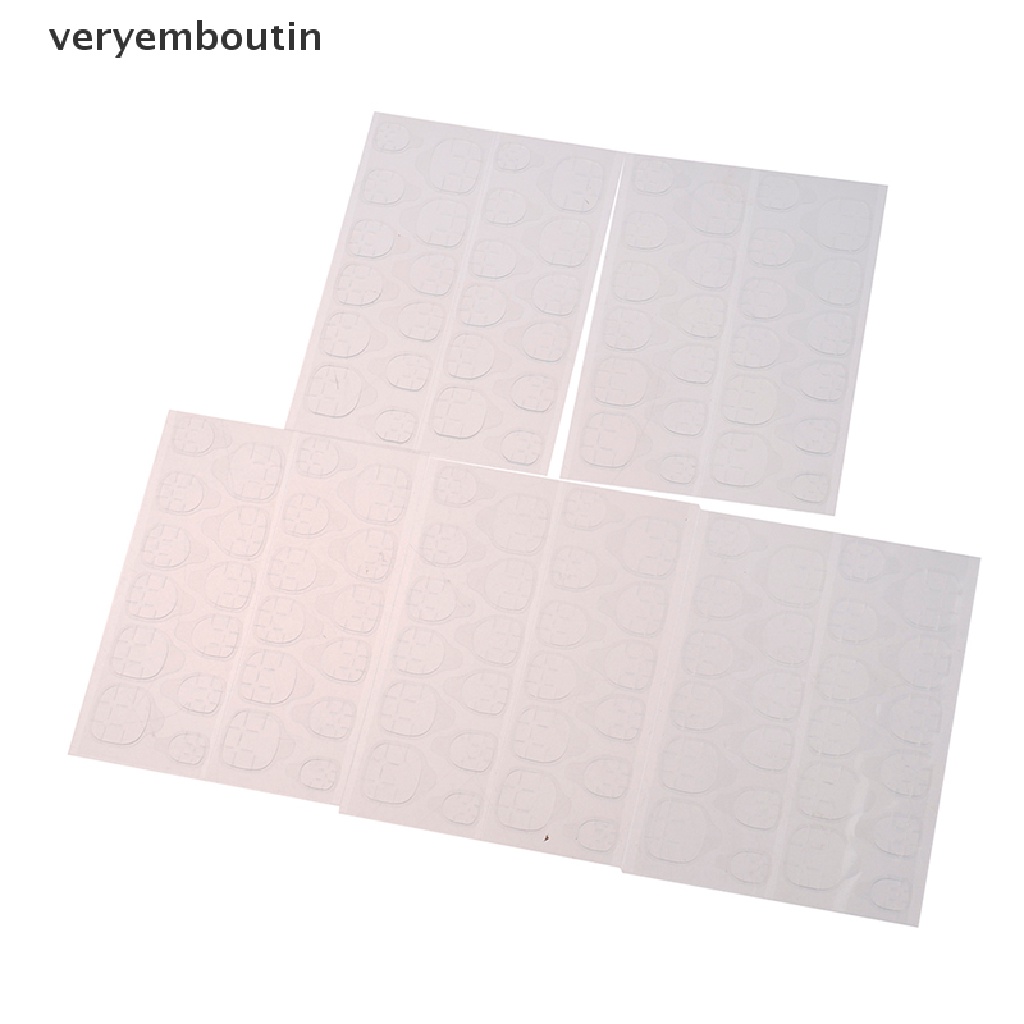 [Hàng Mới] Set 24 Miếng Dán Nối Móng Tay Hai Mặt Tự Dính