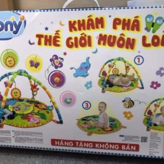 Thảm khám phá thế giới muôn loài cho bé
