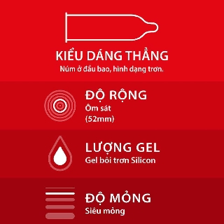 Bao cao su Durex Fetherlite Ultima (3 bao)