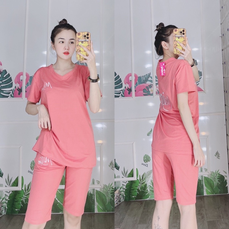 ❤️[KHAI TRƯƠNG BÁN GIÁ VỐN] Đồ bộ thun cotton mặc nhà, đồ bộ nữ đẹp chất liệu thun cotton co giãn 4 chiều