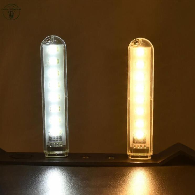 Đèn LED USB Mini 8 Bóng DC 5V Tiện Dụng