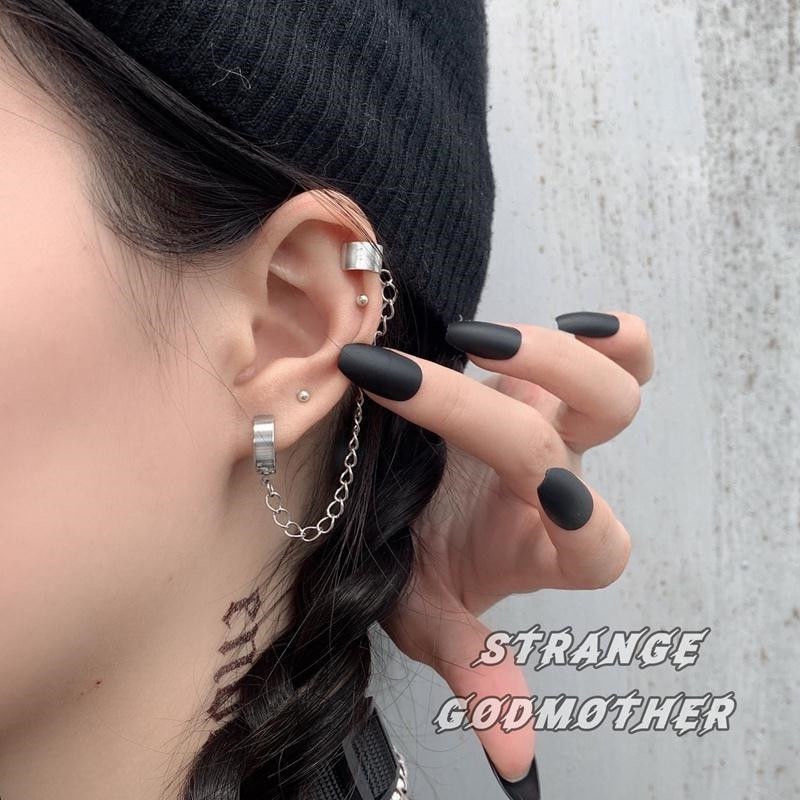 Khuyên Tai Dạng Kẹp Phong Cách vintage Thanh Lịch Thời Trang