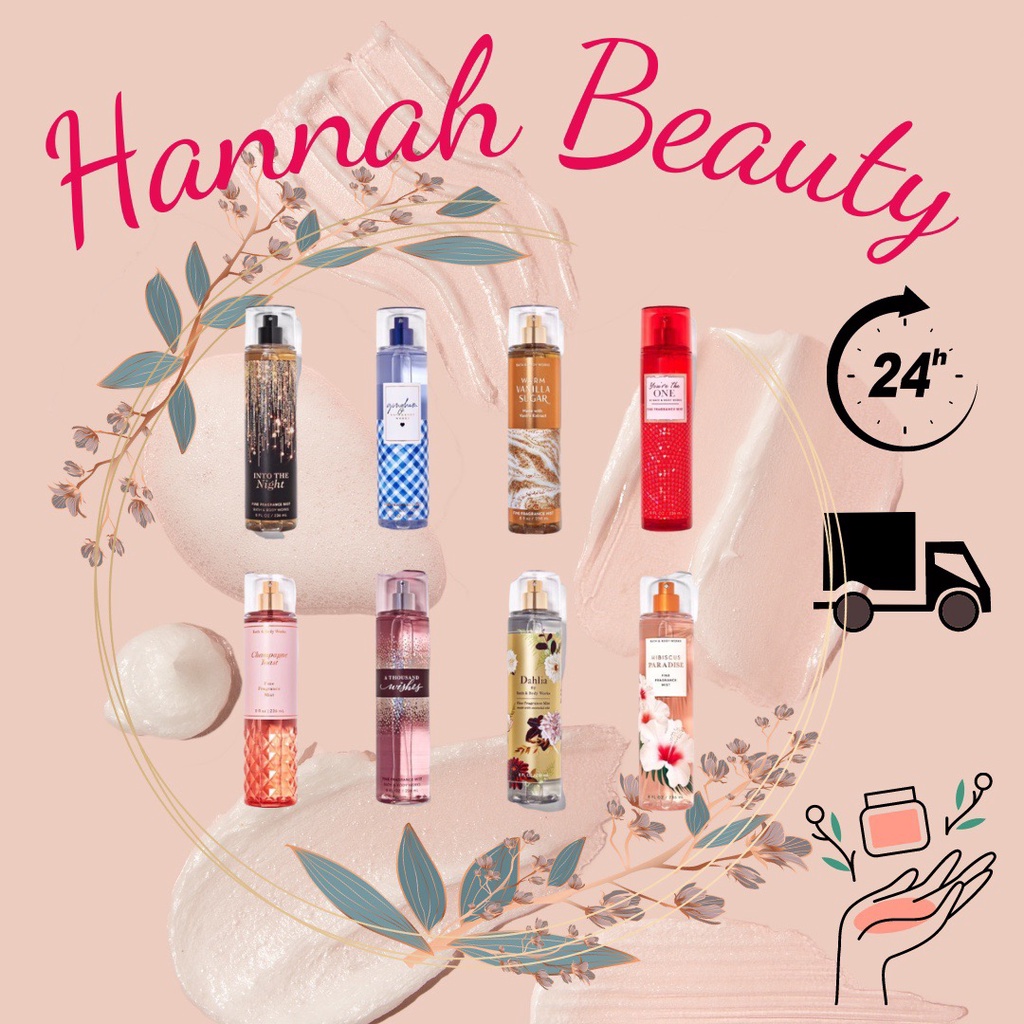 Xịt thơm toàn thân lưu hương Bath and Body Works 10ml Ver 3