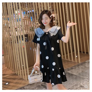 Váy đầm voan chấm bi bigsize