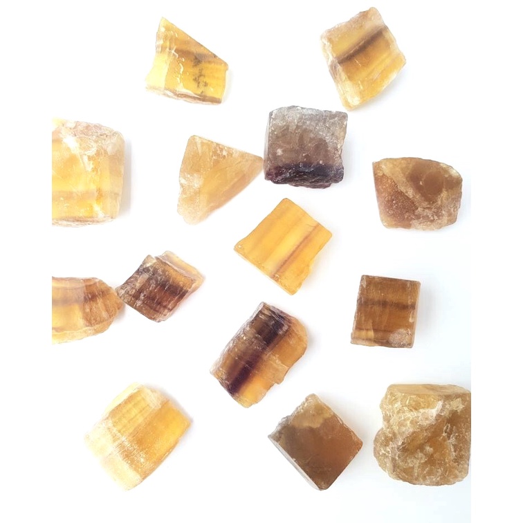 Viên Fluorite thô, đá thanh tẩy Fluorite đa sắc nhiều màu dùng trong Tarot, reiki, thiền định, đá phong thủy