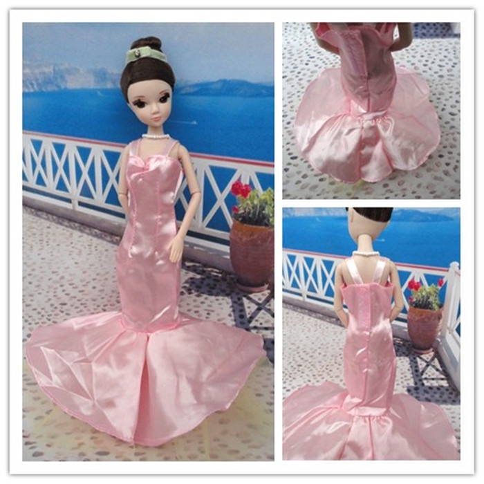 Đầm Công Chúa Đuôi Cá Xinh Xắn Cho Búp Bê Barbie