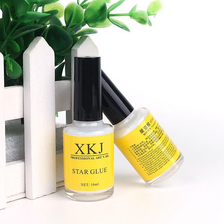Keo dán foi - giật foi trang trí móng tay XKJ chai 16ml