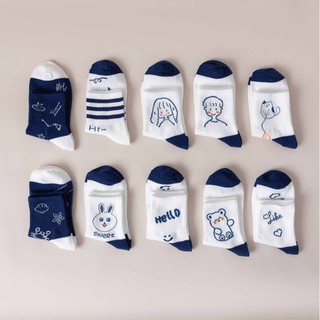 Set 5 Đôi Tất Nữ Cao Cổ Ms.Hello
