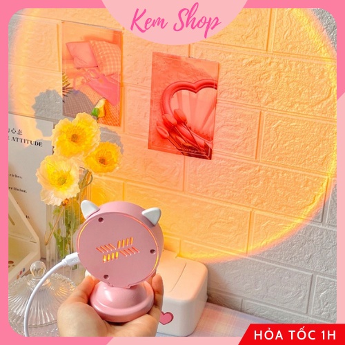 Đèn Hoàng Hôn Sunset Lamp 16 Triệu Màu Mini Hot Tiktok - K92
