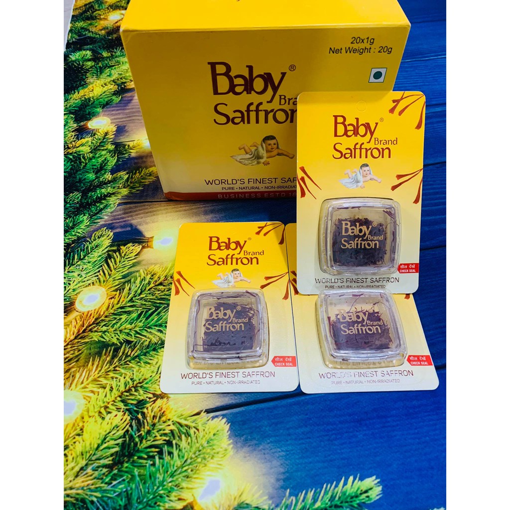 { Nhập khẩu chính hãng ] Baby Saffron - Nhụy hoa nghệ tây Ấn Độ 1g | BigBuy360 - bigbuy360.vn