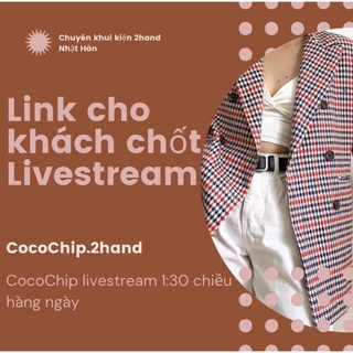 SECONDHAND Áo thời trang nữ COCOCHIP M83 phong cách hiện đại nhiều màu nhiều size (Chỉ bán trên Livestream)