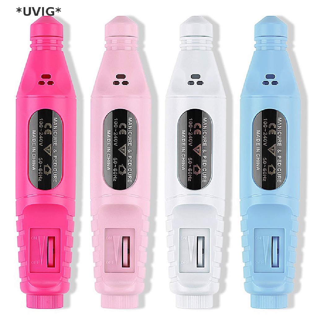 [[UVIG]] Electric Nail Drill Acrylic Nail Tools Professional Portable Electric File Kit [Hot Sell]