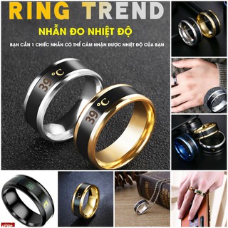 Nhẫn Titan Đo Nhiệt Độ Shop Genz Luxury Shop