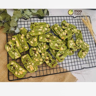biscotti nguyên cám vị trà xanh - bánh hỗ trợ giảm cân tăng cơ 500g