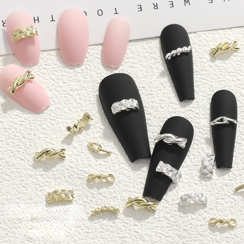 Phụ Kiện Trang Trí Móng Tay Bằng Hợp Kim Thiết Kế Mới Cao Cấp Thời Trang