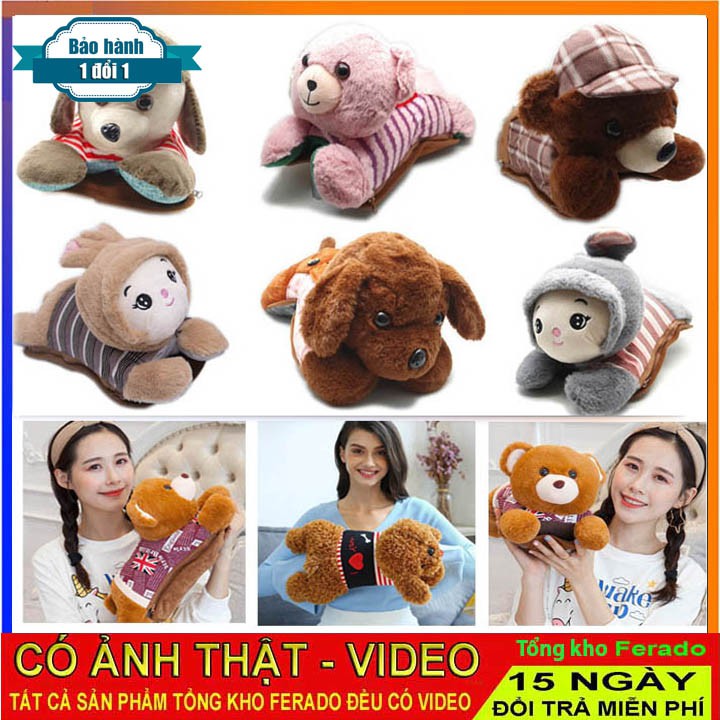 Túi sưởi, túi chườm nhiệt giữ ấm hình thú