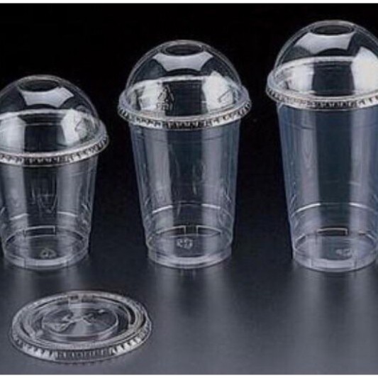 [NOWSHIP] 50 Cốc Nhựa PP 360 - 500 - 700ML Có Nắp Cốc Nhựa Dùng 1 Lần  - Đựng Đồ Uống - Có Thể Dùng Được Màng Ép Ly