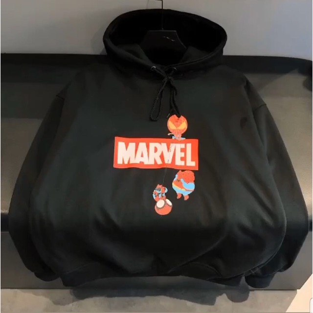 Áo hoodie form rộng unisex nam nữ M.A.V.E.L có bigsize vải nỉ bông ngoại dày mịn