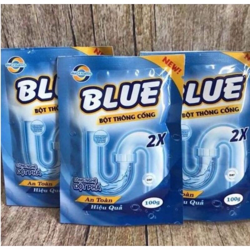 Bột thông cống Blue HQ đánh tan tắt nghẽn,siêu mạnh,an toàn,hiệu quả