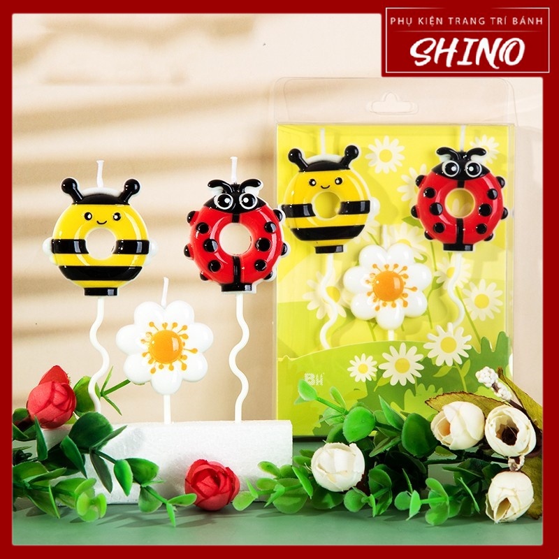 Nến Sinh Nhật Hình Thú Ngộ Nghĩnh Trang Trí Bánh kem