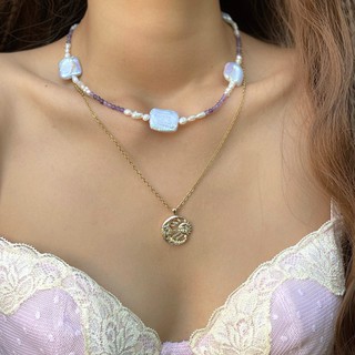 Set Dây Chuyền NT Nước Ngọt & Dây Chuyền Mặt Trăng Ôm Mặt Trời