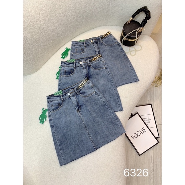 Chân váy bò dáng chữ A, Chân váy jeans hàng quảng châu