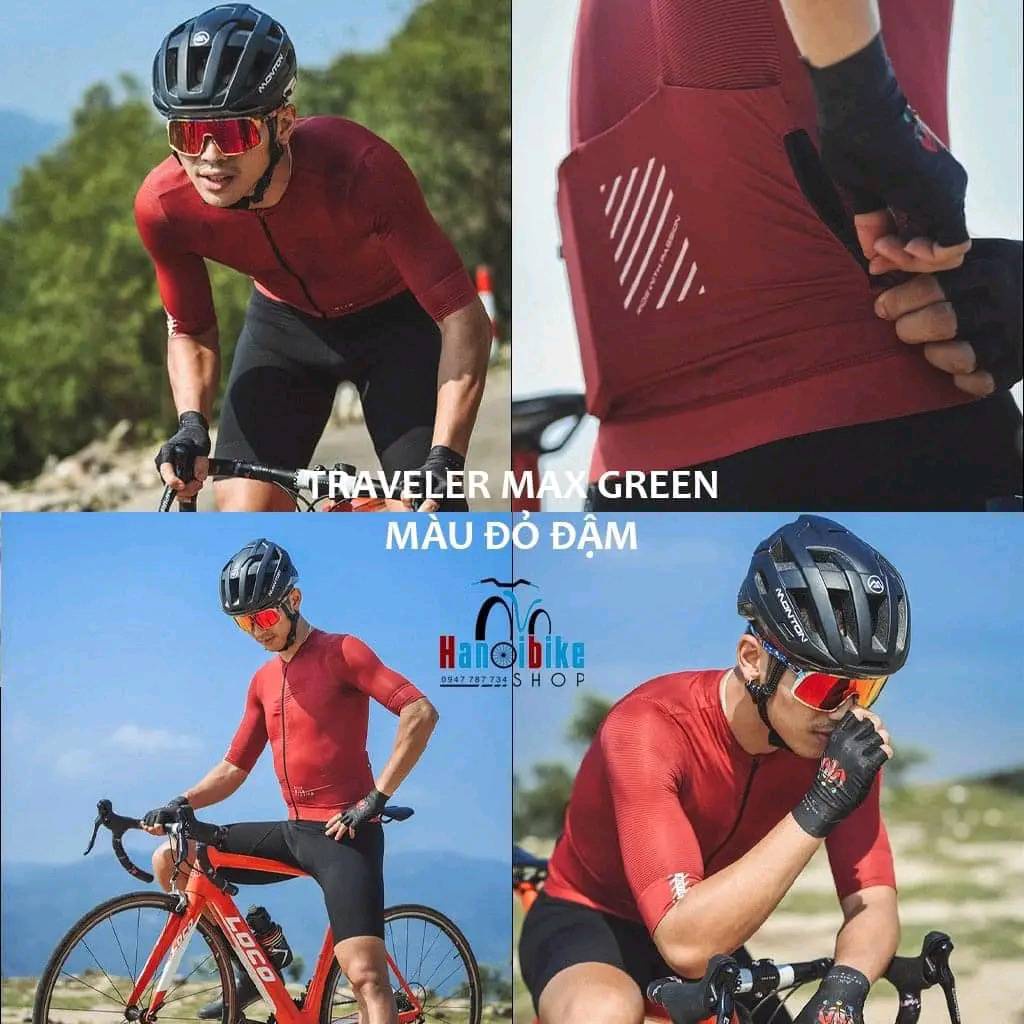 Áo đạp xe ngắn tay Monton Traveler Max