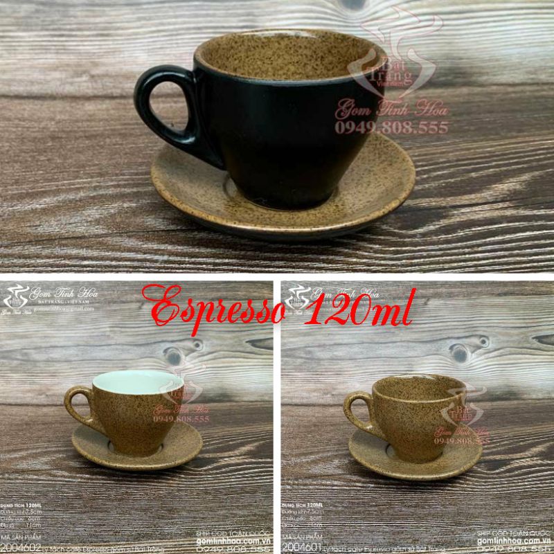 Ly tách sứ uống cafe Espresso gốm sứ Bát Tràng