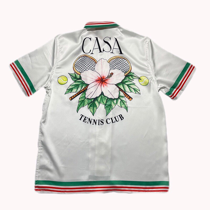 Áo sơ mi Casablanca tennis club shirt ss21