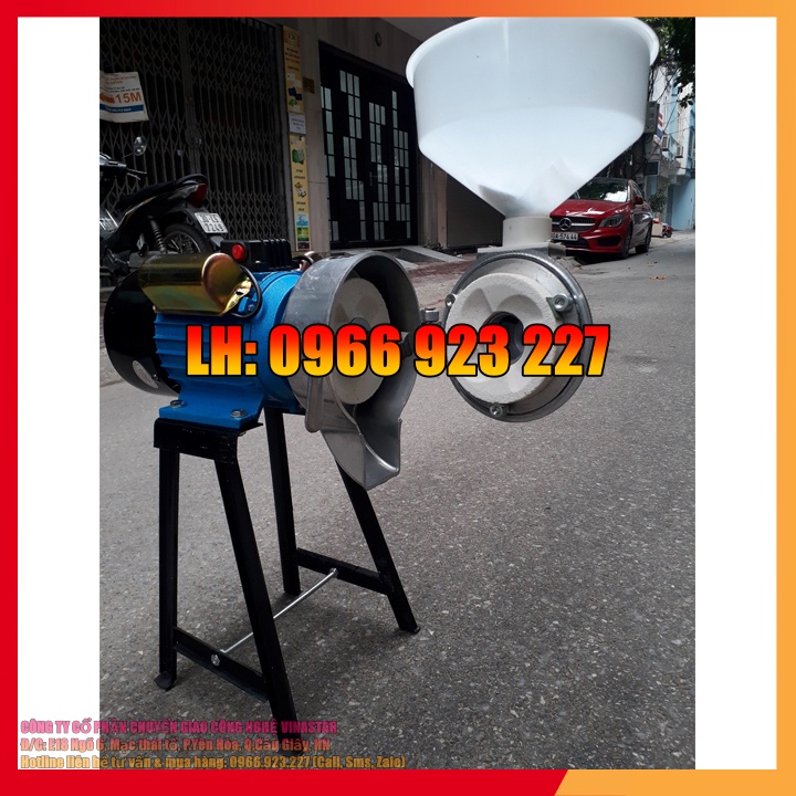 Cối xay bột gạo nước đầu nghiền inox sạch sẽ