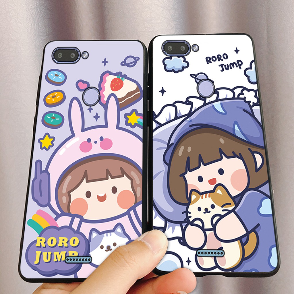 [FREESHIP] ỐP LƯNG XIAOMI REDMI 6 - REDMI 6A IN MẪU CÔ PÉ JUMP RORO NHIỀU MÀU SẮC ĐẸP