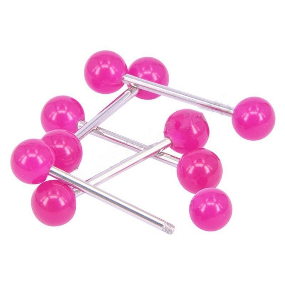 Set 10 Khuyên Rốn / Lưỡi Đính Đá Phát Sáng Thời Trang