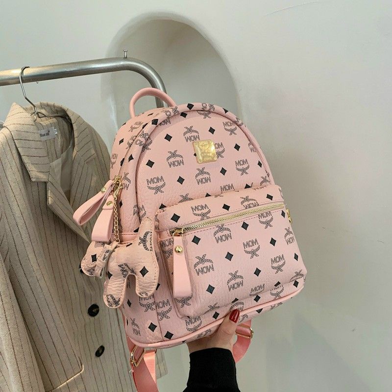 Balo nữ họa tiết M hàng chuẩn xịn cao cấp size 28×32×15cm