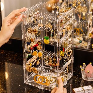 KỆ TREO KHUYÊN TAI DÂY CHUYỀN MICA CAO CẤP