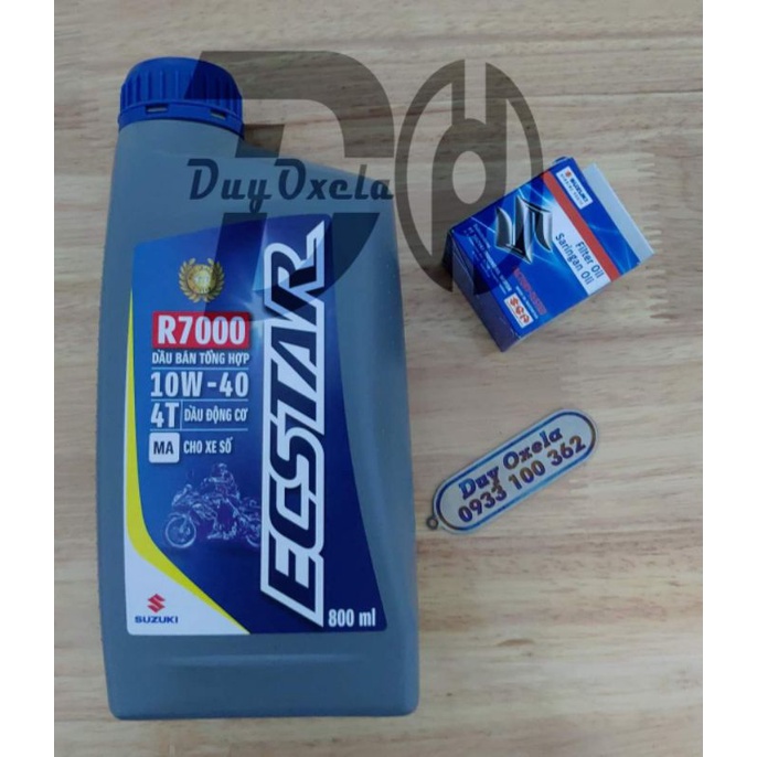 Combo nhớt + lọc nhớt chính hãng Suzuki Axelo Xbike