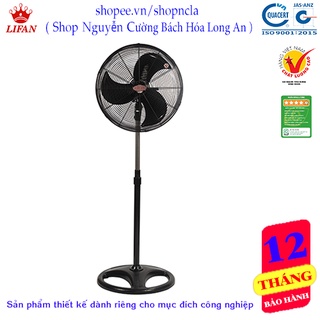Quạt đứng, quạt công nghiệp Lifan, Đ-20CO cánh 500mm, 3 tốc độ, gió mạnh, quạt nhà xưởng, chạy êm, công suất 100W