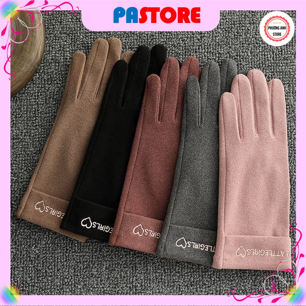 Găng Tay Nữ Giữ Ấm Phong Cách HÀN QUỐC Sang trọng, Quý phái, Sử Dụng Được Màn Hình Cảm Ứng Dành Cho Nữ PASTORE