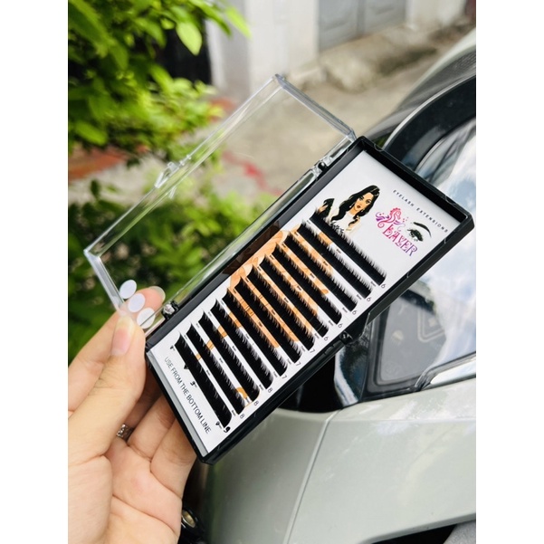 Mi dưới mi baby mix sz 6-7-8-9mm nâu và đen siêu tiện