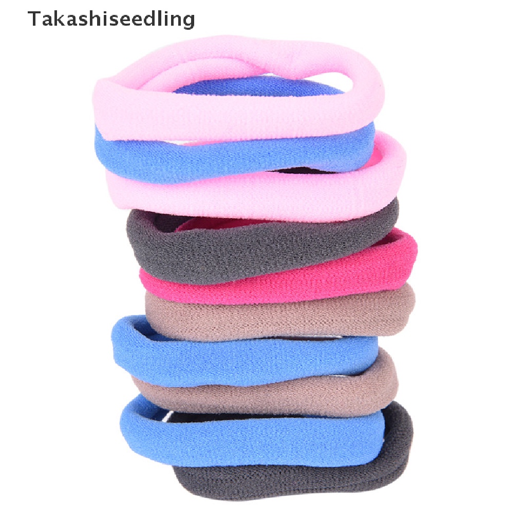 Set 10 dây buộc tóc co giãn phong cách đơn giản thời trang dành cho nữ