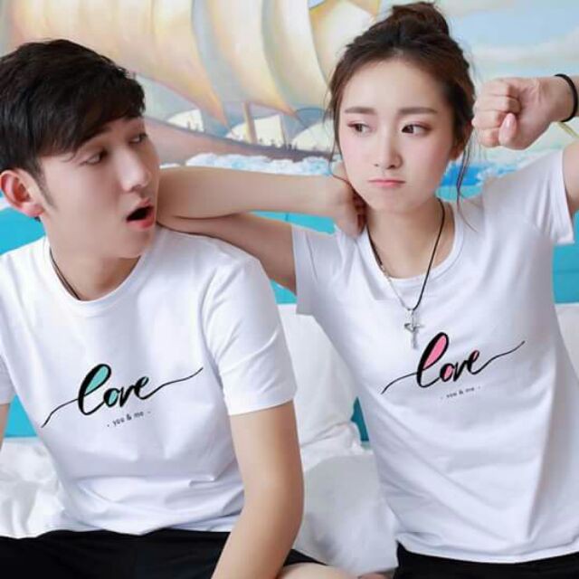 Áo Đôi-Áo Cặp-Thun Coton