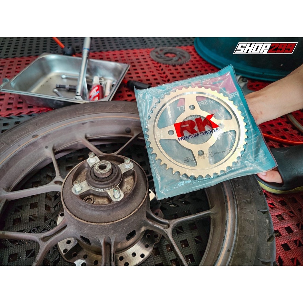 Bộ nhông sên dĩa RK cho Winner X / Winner 150 thương hiệu Nhật Bản