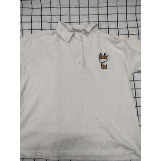 (Thanh lý tặng quà) áo polo con hươu thêu trước ngực