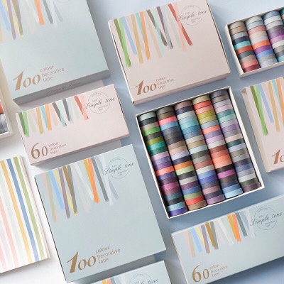 Cuộn Washi Tape Random Màu (1 Cuộn)