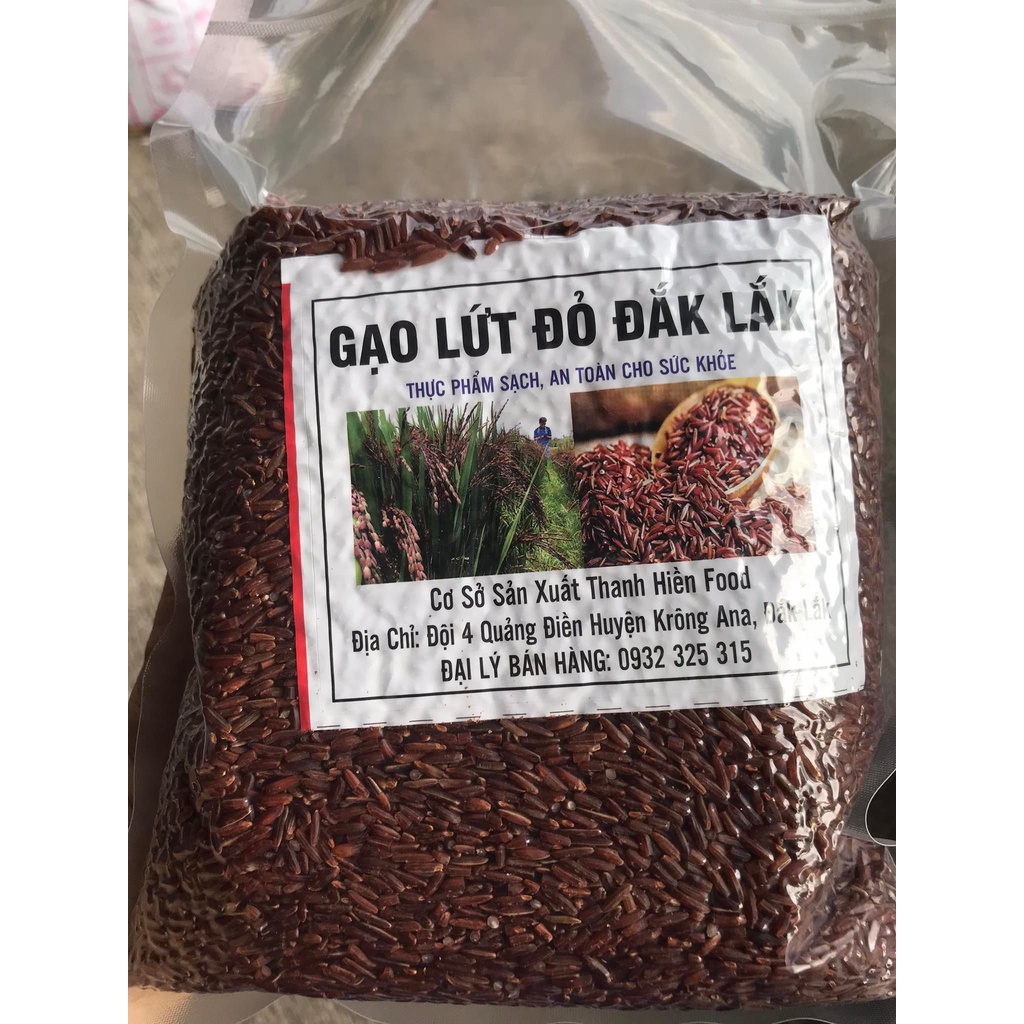 Gạo lứt đỏ, gạo lứt hữu cơ  dẻo, mềm cơm dành cho người ăn kiên, người bệnh tiểu đường
