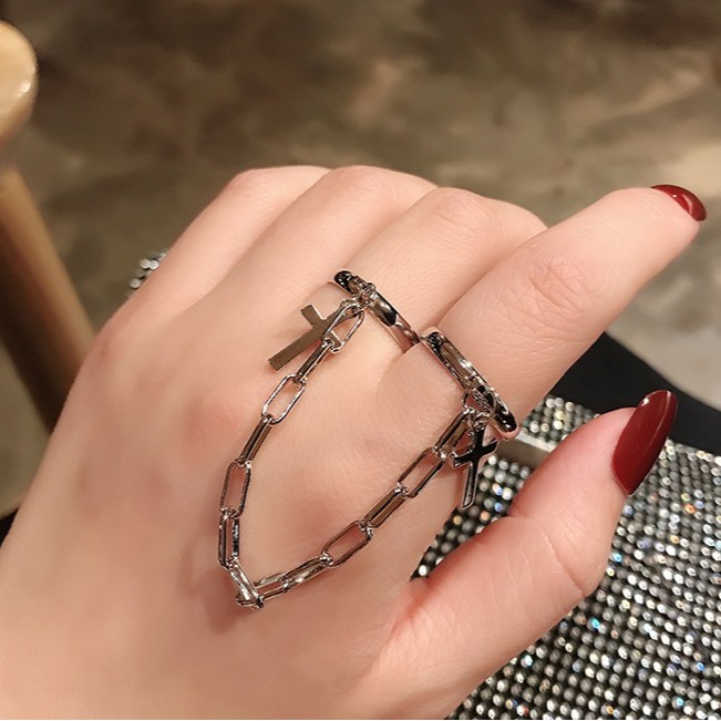 Nhẫn liền freesize họa tiết rockchic sành điệu NHAN43